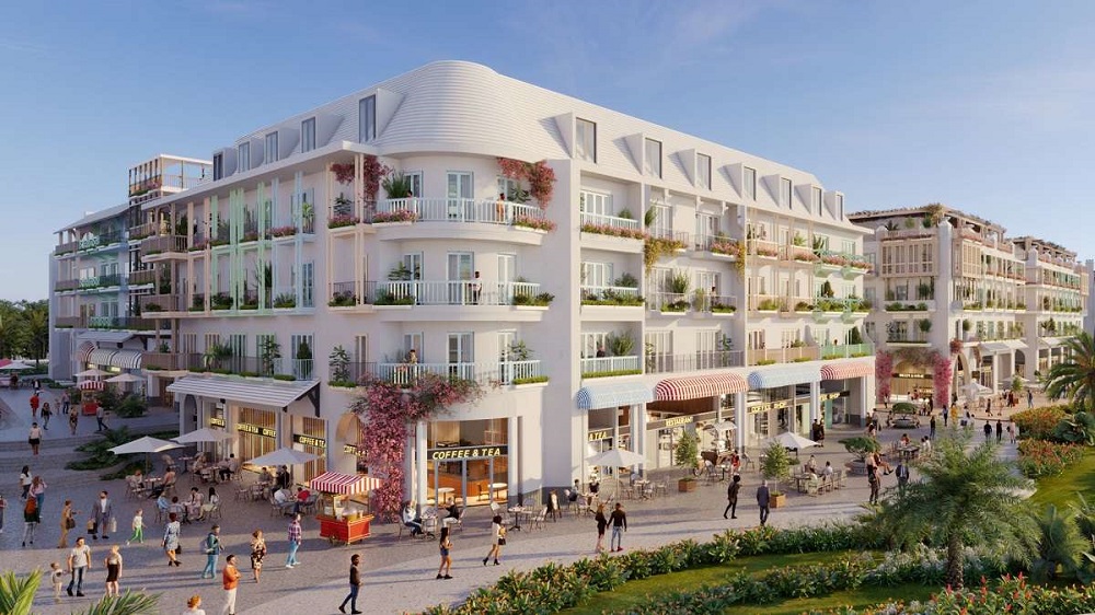 Thiết kế mẫu shophouse 5 tầng tại dự án Lumera Beach Phú Quốc